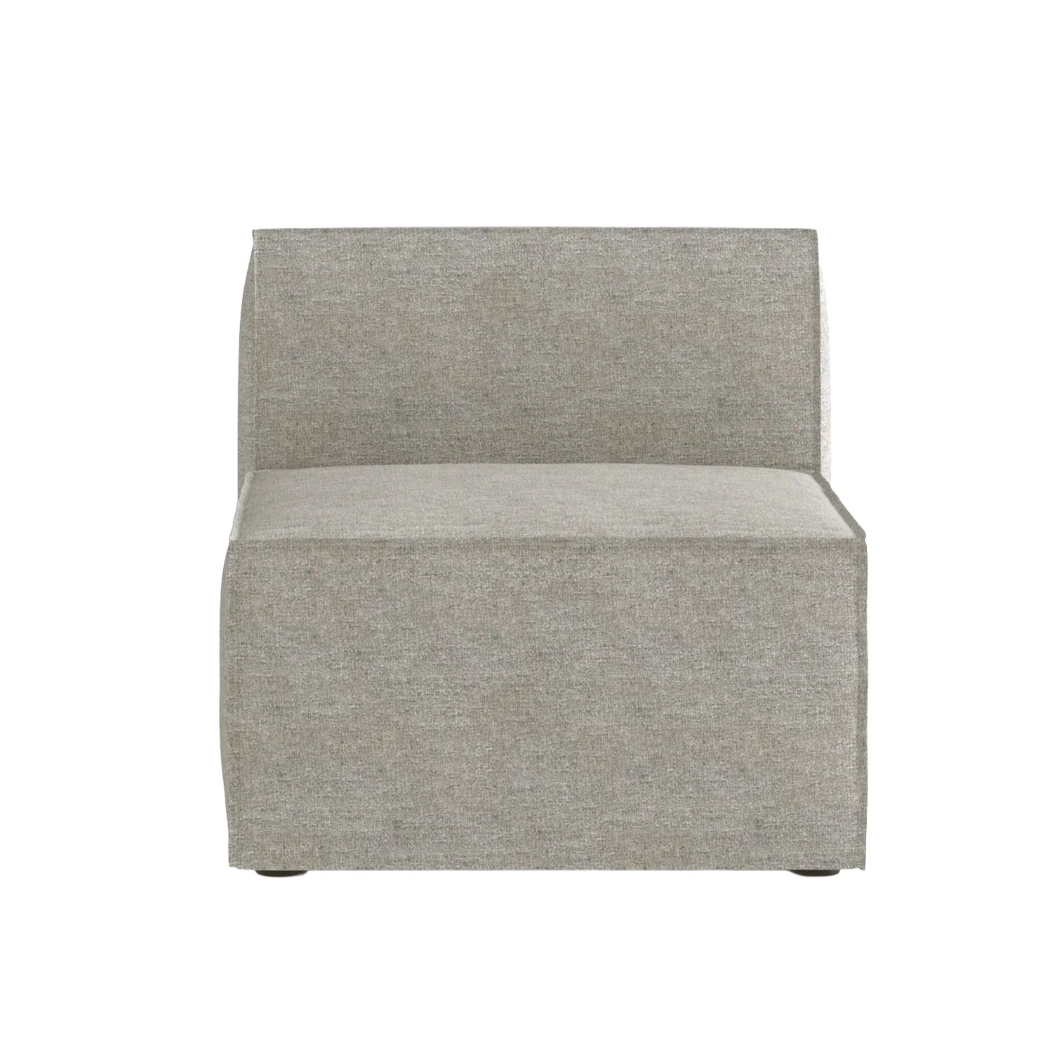 Sofa modułowa ANDO – moduł środkowy jasnoszary