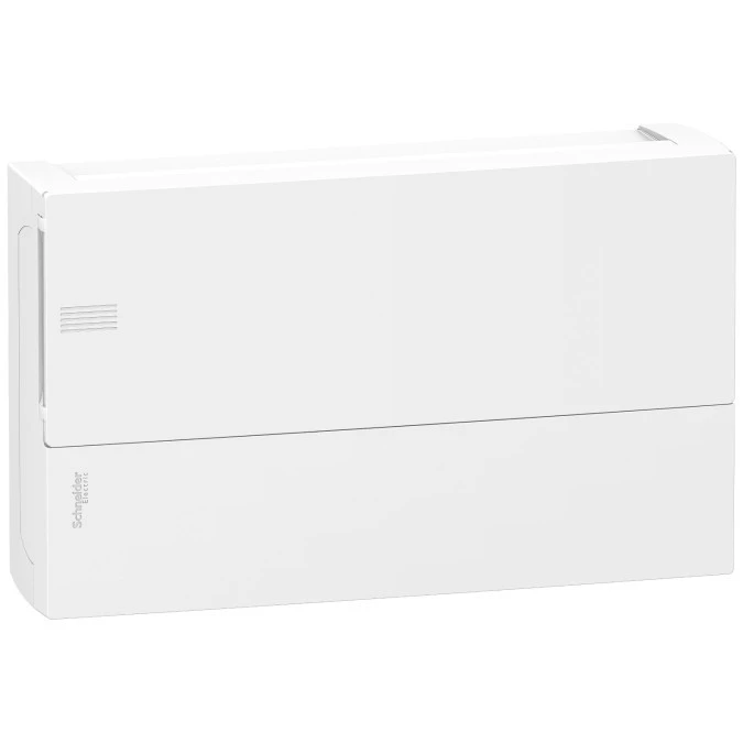 Obudowa natynkowa IP40 MIP‑1‑18‑NT‑P drzwi białe 1 rząd 18 modułów/rząd MIP12118
