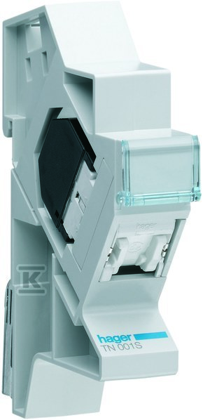 Patch moduł kat.5e FTP 1xRJ45 do TS35 TN001S