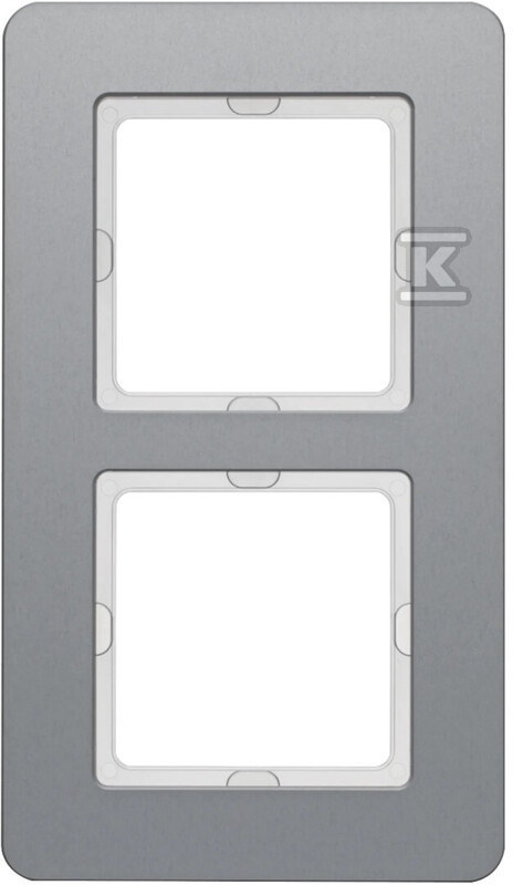 Ramka 2-krotna, aluminium, Q.7 10126074