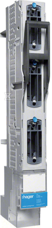 Rozłącznik bezpiecznikowy listwowy NH00 3P 160A 690VAC szyny 60 mm zacisk śrubowy M8 LVS0060SPX
