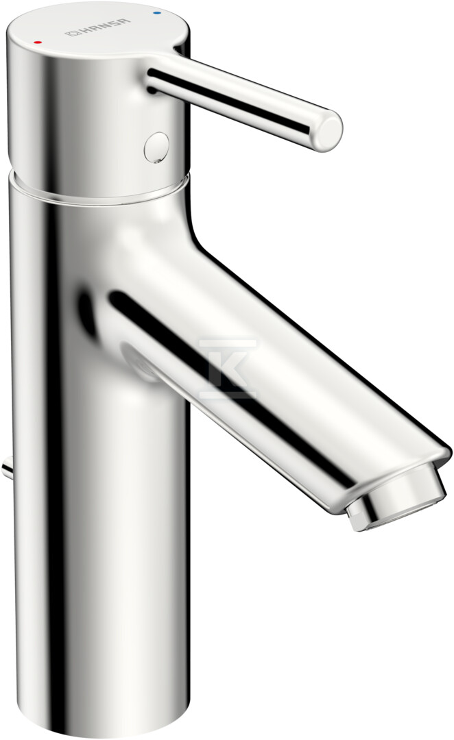 Bateria umywalkowa jednouchwytowa HANSAVANTIS XL, zasięg: 114 mm, dźwignia z drążkiem, Zawór spustowy dźwigniowy, kolor: chrom 52562267