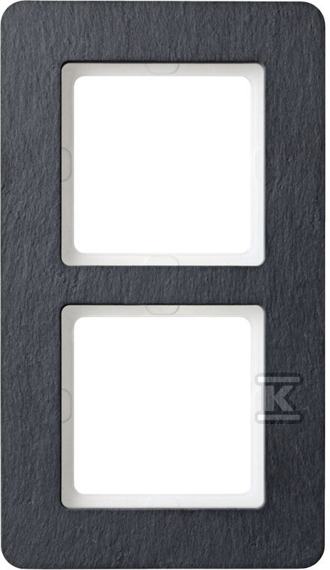 Ramka 2-krotna, łupek, Q.7 10126030