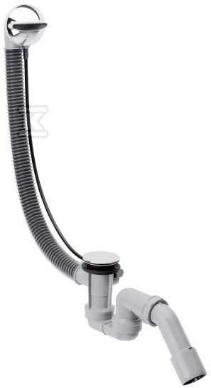 Odpływ i przelew wannowy elastyczny Hansgrohe Flexaplus G 1 1/2 chrom 58143000