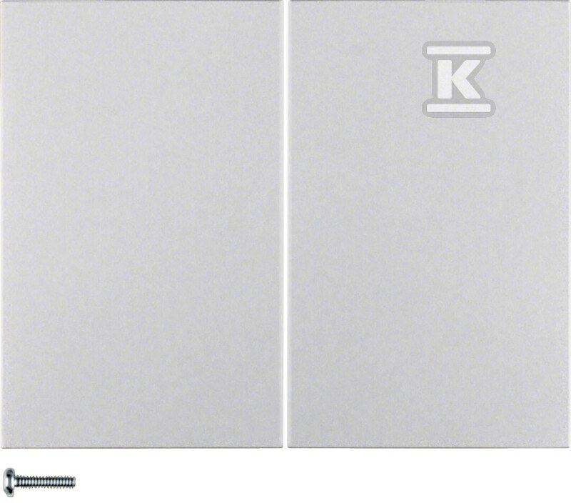 Przycisk 2-krotny alu, lakierowany, quicklink, K.5 KNX RF 85146177