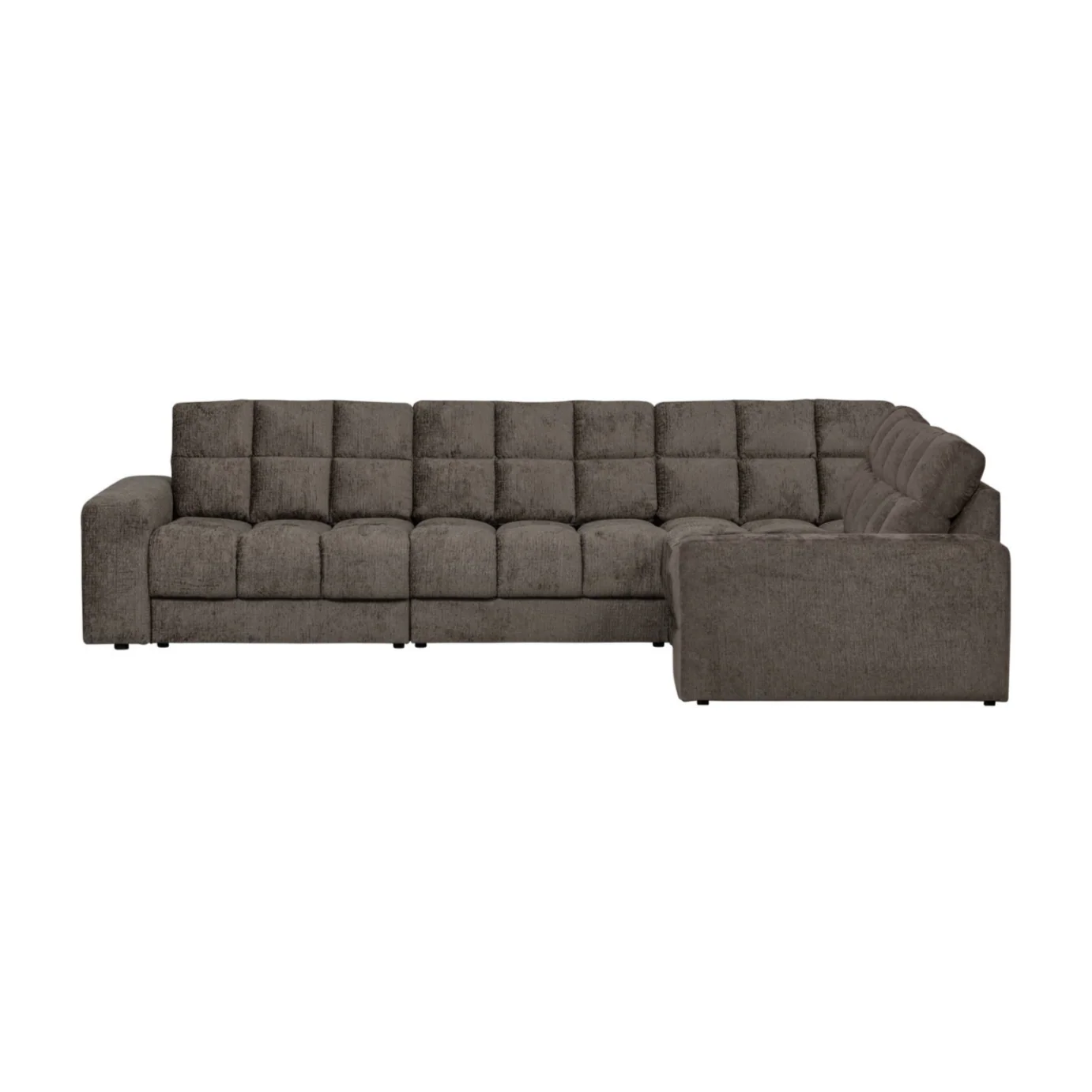 Sofa narożna prawostronna SECOND DATE – MOUNTAIN aksamit