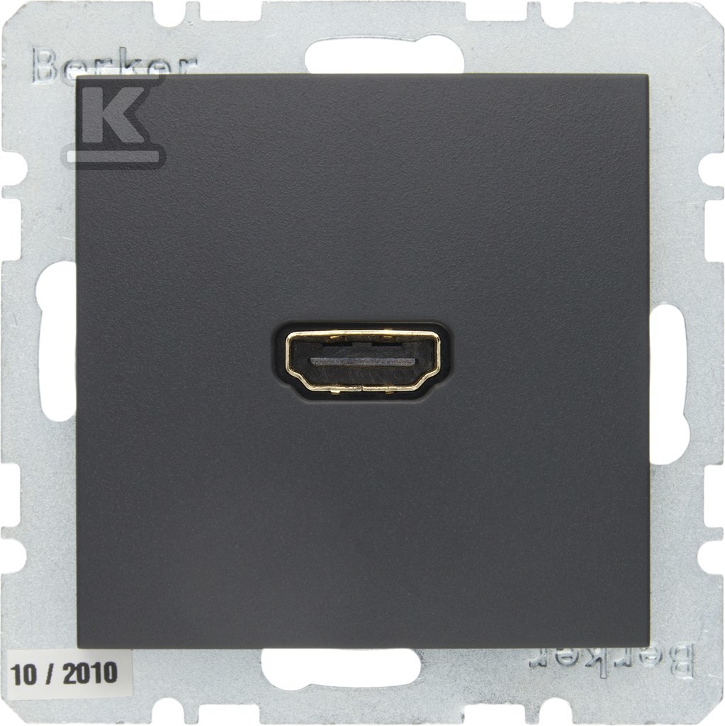 Gniazdo HDMI, antracyt, B.X 3315421606