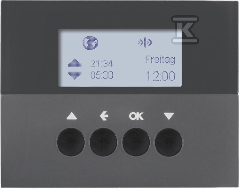 Łącznik żaluzjowy czasowy do sterowania żaluzjowego, antracyt, quicklink, K.1 KNX RF 85745175