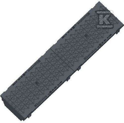 Ruszt żeliwny kratowy FASERFIX KS 150, GUGI MW 15/25, kl. E 600, KTL 11268