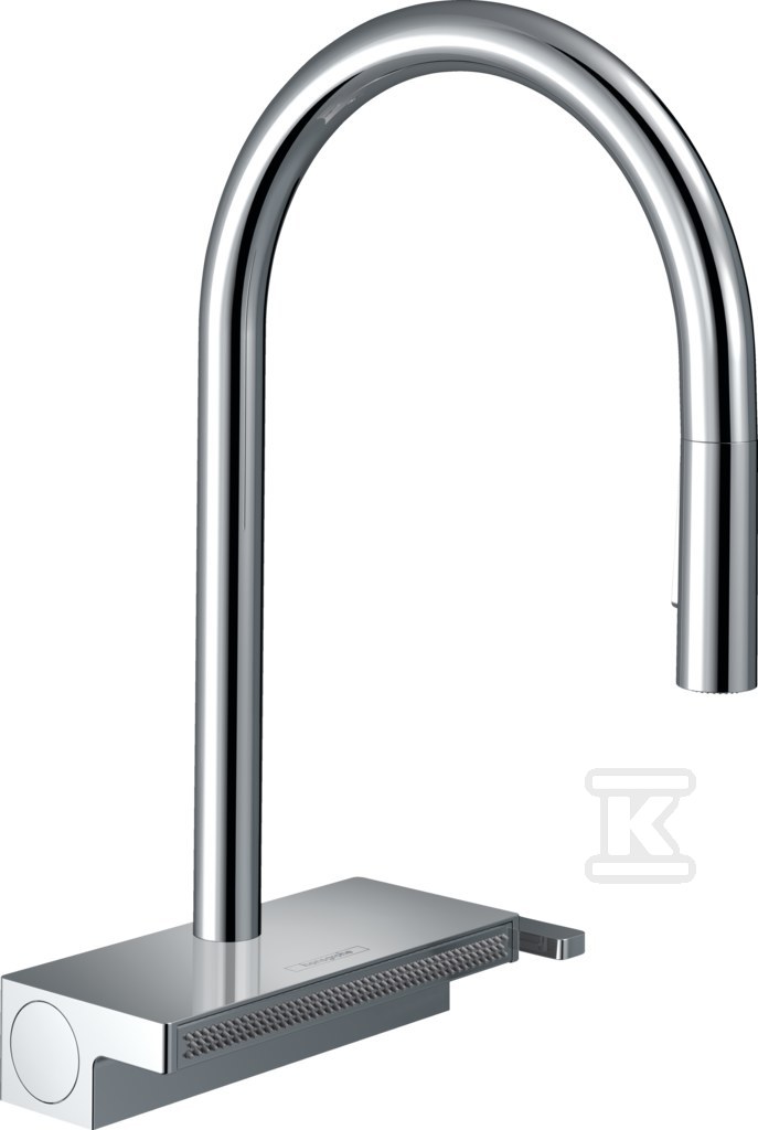Bateria zlewozmywakowa Aquno Select M81 jednouchwytowa 170, wyciągana wylewka, 3jet chrom 73837000