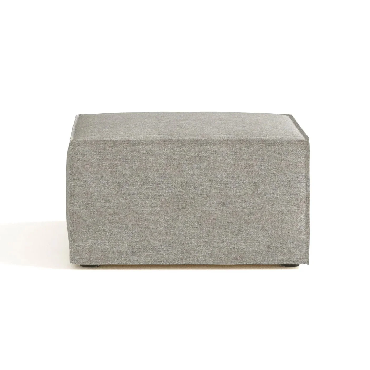 Sofa modułowa ANDO – puf jasnoszary