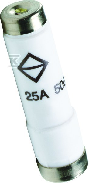 Wkładka bezpiecznikowa NDZ DI/E16, wykonanie zwłoczne gG 25A 500VAC LNDZ25