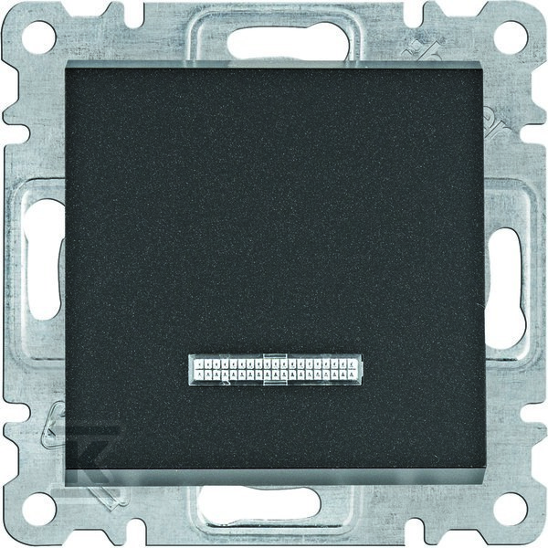 LUMINA Łącznik kontrolny uniwersalny/schodowy, czarny WL0223