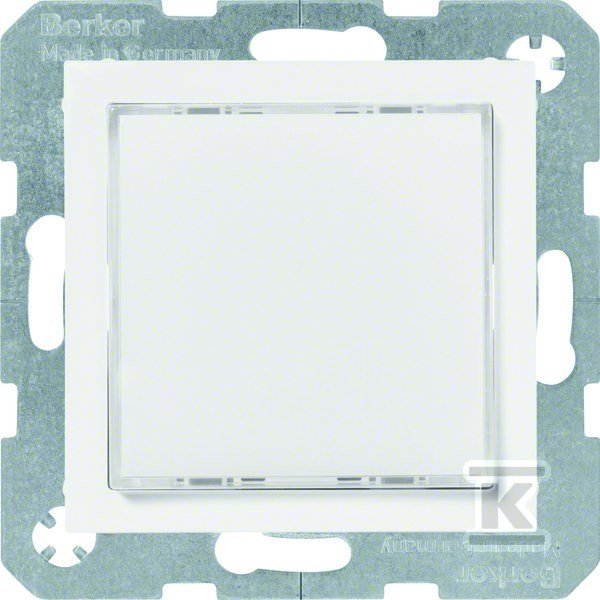 Sygnalizator świetlny LED podświetlenie czerwone/zielone, biały połysk, B.KWADRAT 29528989
