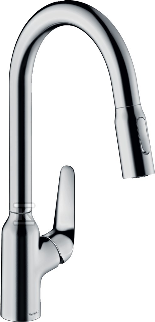 Bateria zlewozmywakowa Focus M42 jednouchwytowa 220, wyciągana wylewka, 2jet chrom 71800000