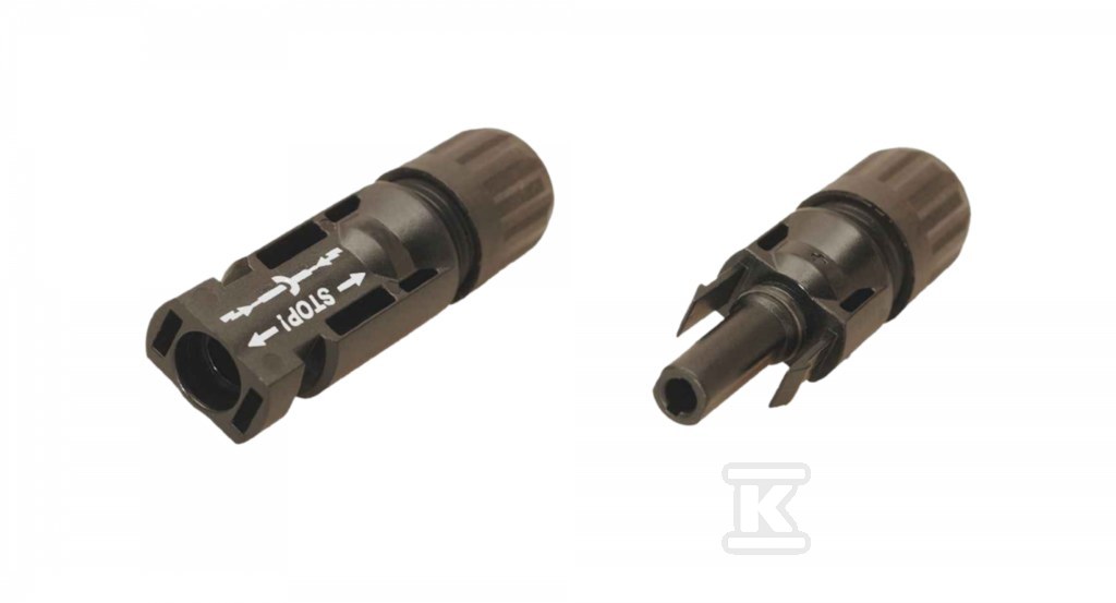 Gniazdo MC4 dla przek. 4/6 i średnicy przewódu 5 – 6 mm 905211