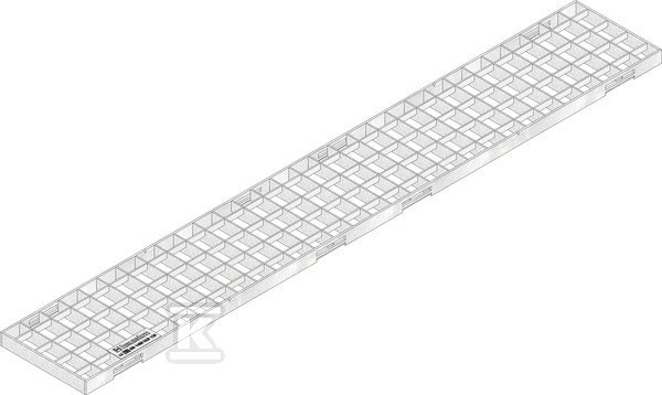 Ruszt kratowy FASERFIX KS 100 MW 30/30, ocynkowany, klasa B 125 8077