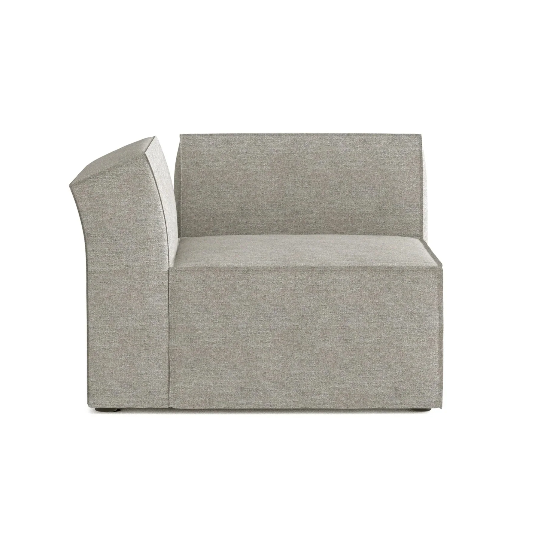 Sofa modułowa ANDO – moduł lewostronny jasnoszary