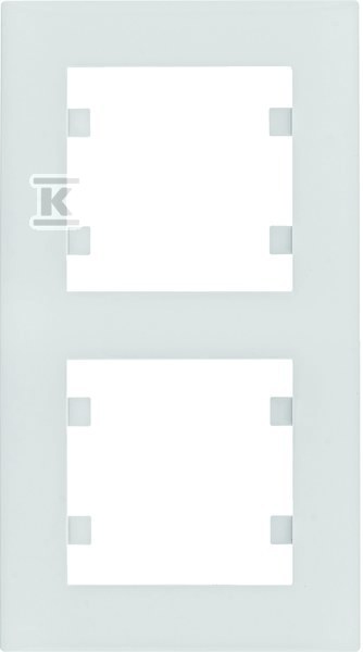 LUMINA Intense Ramka 2-krotna pionowa, biały WL5620