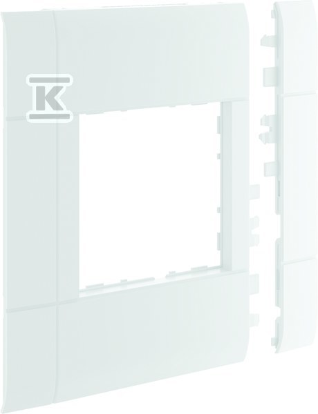 Maskownica 120 mm 1-krotna 55×55 mm PC-ABS bezhalogenowy biały GR1200A9016