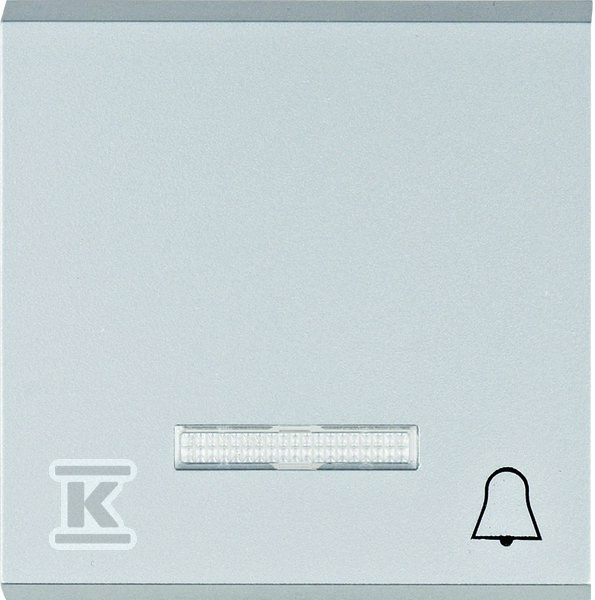 LUMINA Klawisz kontrolny z symbolem Dzwonek, srebrny WL6112