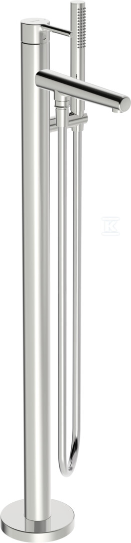 Bateria wannowa z natryskiem, podłogowa HANSAVANTIS Style, zasięg: 209 mm, kolor: chrom 54832007