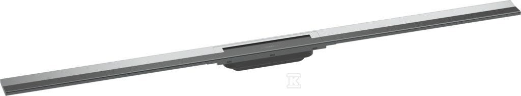 Element zewnętrzny odpływu RainDrain Flex 1200 – możliwość przycięcia, montaż w podłodze chrom 56047000