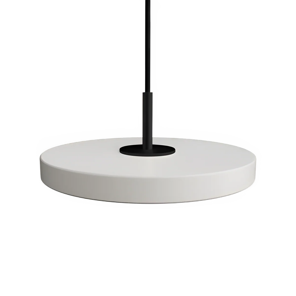 Lampa wisząca ASTERIA MICRO jasnoszary z czarną wstawką