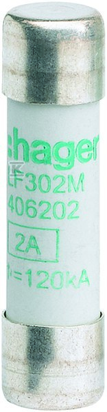 Wkładka bezpiecznikowa cylindryczna CH-10 10x38mm aM 2A 500VAC LF302M