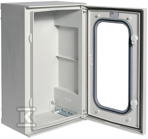 Obudowa poliester 500x300x200 mm, IP66, BOX-struct., drzwi transparentne FL259B
