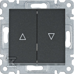 LUMINA Łącznik żaluzjowy bistabilny, czarny WL0313