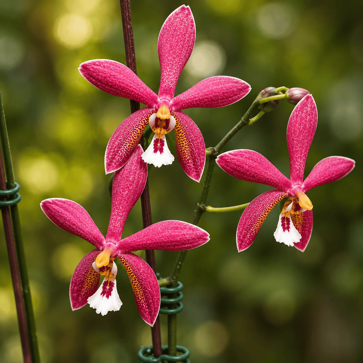 Phalaenopsis Bronze Maiden 'Rio’ (schilleriana × mannii 'Black’)
