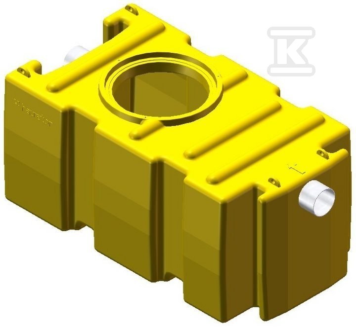 Osadnik SPE 1500/0200 – polietylenowy, pojemność 1717 l, króćce z PE – AQUAFIX 10PE 384315