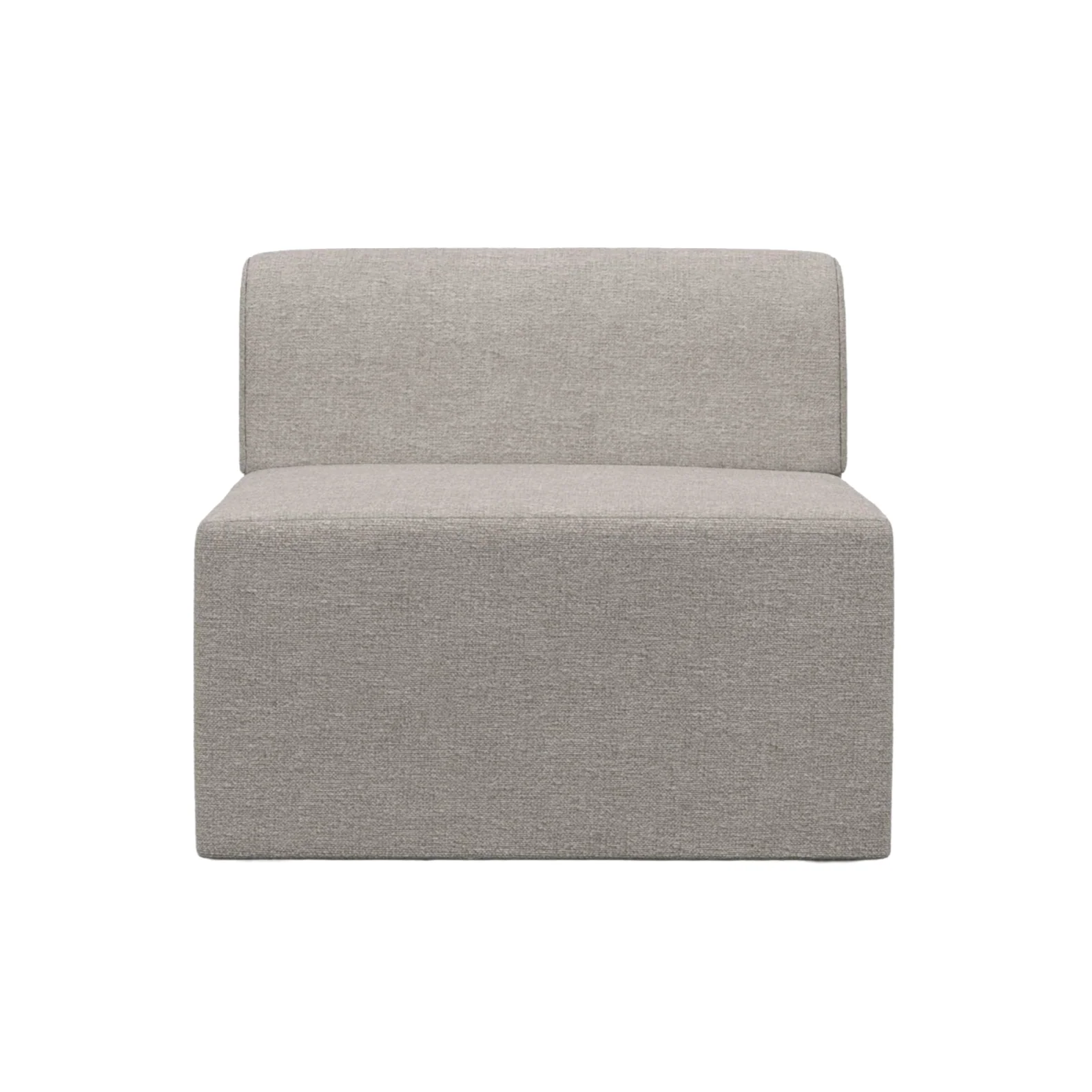 Sofa modułowa TORI – moduł środkowy szary