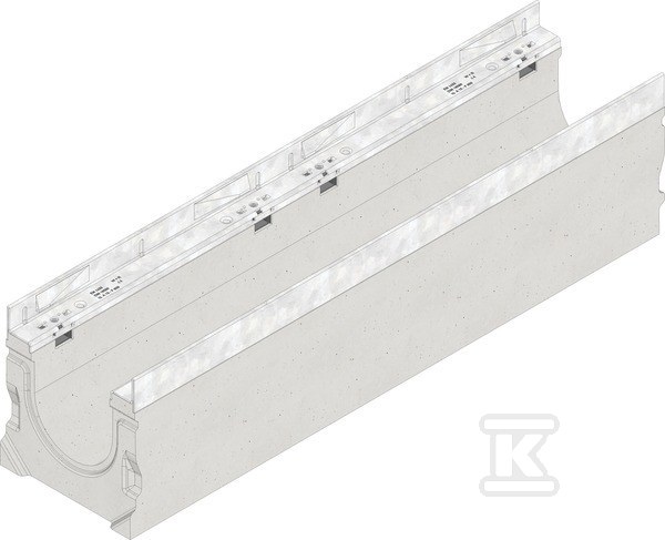 Korytko typ 01, bez spadku, ramy ocynk. FASERFIX SUPER 150 22000