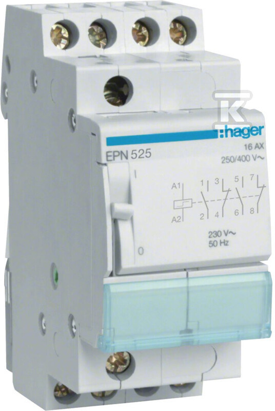 Przekaźnik bistabilny 230VAC/110VDC 2NO+2NC 16A EPN525