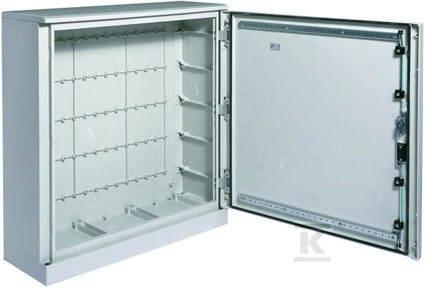 Obudowa poliester 900x850x300 mm, IP65, PANEL-struct., z cokołem, drzwi pełne FL326B