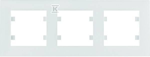 LUMINA Intense Ramka 3-krotna pozioma, biały WL5730