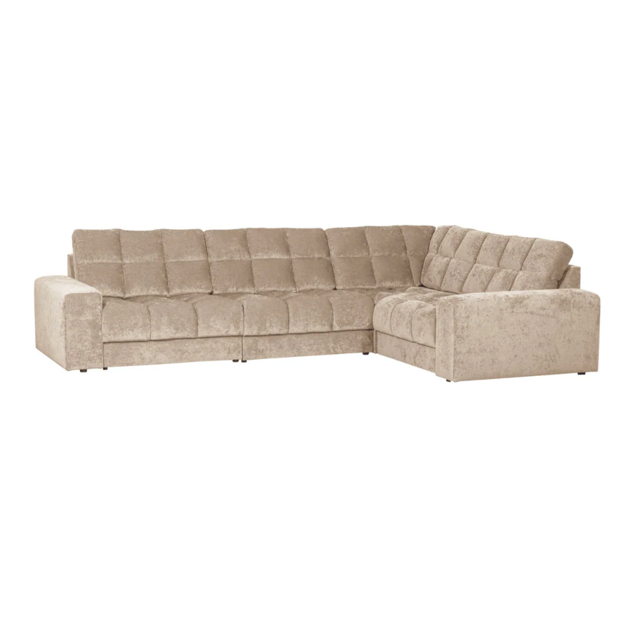 Sofa narożna prawostronna SECOND DATE beżowy