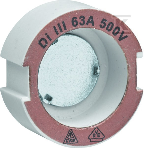 Wstawka kalibrująca D SIII/E33 63A 500V miedź LE33P63