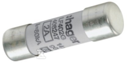 Wkładka bezpiecznikowa cylindryczna CH-14 14x51mm aM 10A 500VAC LF410M