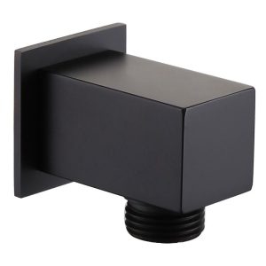 PRZYŁĄCZE KĄTOWE  KWADRATOWE BLACK OD MOBI WE02KBL