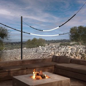 LAMPA WISZĄCA LEDA CZARNY OD KARMAN SE293 BN EXT