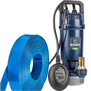 Pompa głębinowa do wody z pływakiem 400 W +wąż WUBER