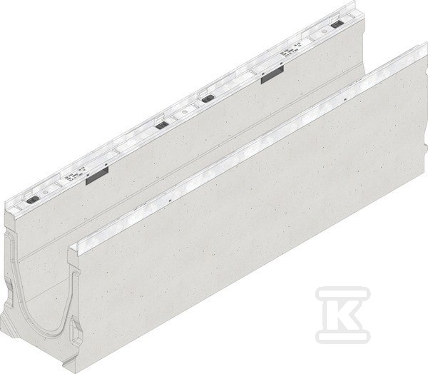 Korytko FASERFIX KS 150 typ 020, bez spadku, ramy ocynkowane 11044
