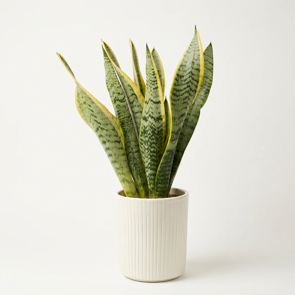 Sansevieria trifasciata ‘Laurentii’ – varietatea clasica, eleganta si extrem de rezistenta