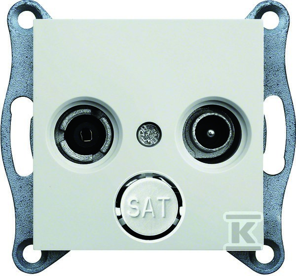 LUMINA Gniazdo RTV standard, biały WL3010