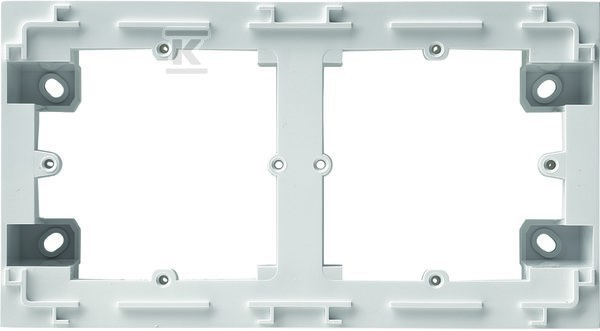Adapter natynkowy 2-krotny, biały, LUMINA INTENSE WL5820