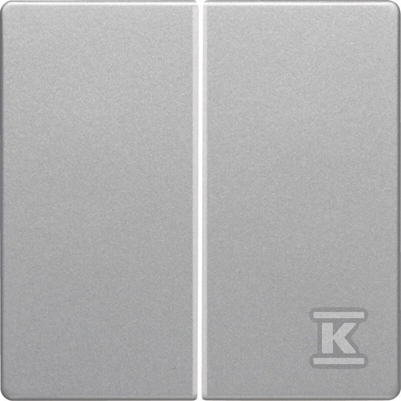 Przycisk 2-krotny alu aksamit, lakierowany, quicklink, Q.X KNX RF 85146124