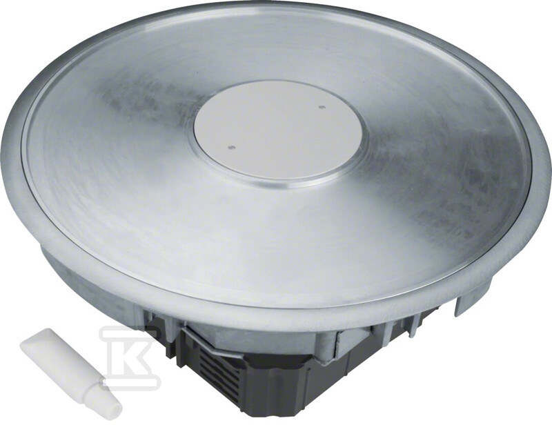Punkt zasilania podłogowy tubus R2 3 mm puszka podłogowa aluminium, TEHALIT.VE-EE VANR2013
